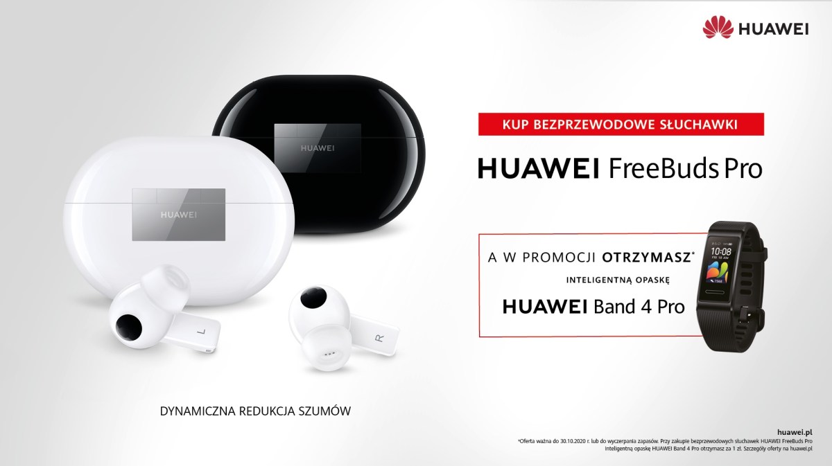 Huawei FreeBuds Pro inteligentne słuchawki w Polsce