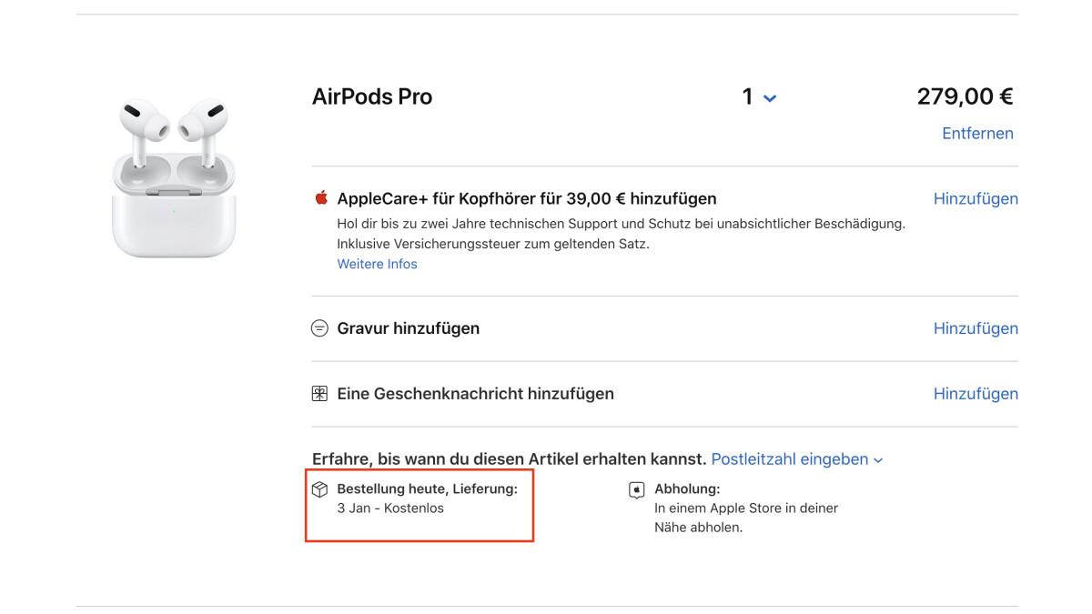 AirPods Pro: produkcja podwojona, Boże Narodzenie uratowane?